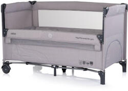  Chipolino Relax multifunkciós utazóágy - platinum linen - pepita