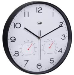 Trevi Ceas cu Termometru si Higrometru, Negru, OM 3510 T, 30 cm Trevi (CLOCK-WALL-OM3510TBK-TRV) Ceas