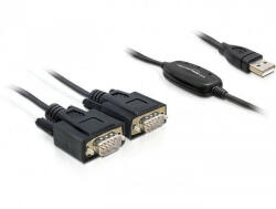 Delock DL61886 USB 2.0 -& gt; 2 x soros adapter