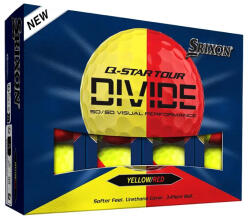 Srixon Mingi de golf Srix Q-Star Tour Divide Yellow/Red
