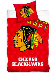 Official Merchandise Lenjerie de pat Official Merchandise NHL Chicago Blackhawks Shields 135x200/80x80 Lenjerie de pat
