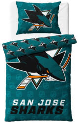 Official Merchandise Lenjerie de pat Official Merchandise NHL San Jose Sharks Shields 140x200/70x90 Lenjerie de pat