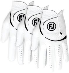 Footjoy Mănuși de golf Footjoy WeatherSof Mens White/Black (3 Pack) Mâna stângă, XL