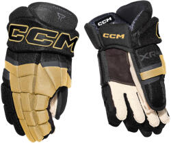 CCM Mănuși de hochei Tacks XR80 Black/Gold Junior 12″