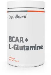 GymBeam BCAA + L-glutamină 480 g portocală