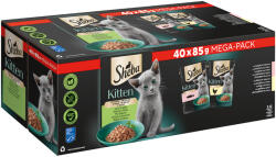 Sheba 40x85g Sheba Kitten Finom változatosság szószban nedves macskatáp