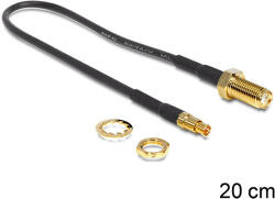 Delock TS-9 dugó & gt; SMA Jack 200 mm adapter (88484)