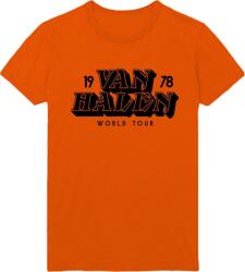 Van Halen World Tour '78 Orange M Дамски Риза (<![CDATA[VHTS03LO02]]>)