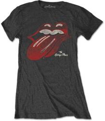 The Rolling Stones Vintage Tongue Logo Charcoal Grey L Női Ing (RSTS60LC03)