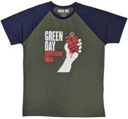 Green Day American Idiot Khaki Green & Navy Blue XL Ing (GDRL12MKN04)