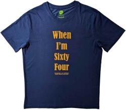The Beatles When I'm Sixty Four (Back Print) Blue XL Ing (BEATTEE401MBL04)