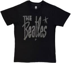 The Beatles Retro Logo Crystals (Embellished) Black L Ing (BEATTEE465MB03)