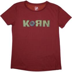 Korn Doll Issues (Back Print) Red M Női Ing (KORNTS37LR02)