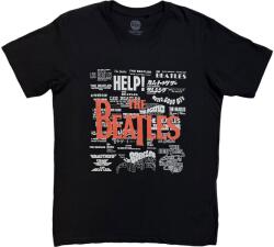 The Beatles Titles & Logos (Puff Print) Black L Ing (BEATTEE452MB03)