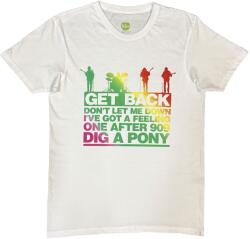 The Beatles Get Back Gradient White L Ing (BEATTEE425MW03)