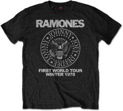 Ramones First World Tour 1978 Black XL Ing (RATTRTW01MB04)