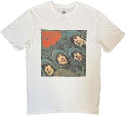 The Beatles Rubber Soul Album Cover White L Ing (BEATTEE455MW03)