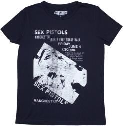 Sex Pistols Manchester Flyer Rövid ujjú póló Navy Blue S Női (SPTS18LN01)