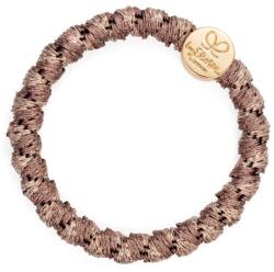 By Eloise London Woven Gold Circle Hajgumi nőknek színes Mocha