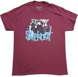 Slipknot Goat Logo Demon (Back Print) Maroon Red XL Ing (SKTS74MM04)