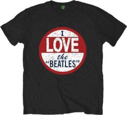 The Beatles I Love The Beatles Single Print Black M Ing (BEATTEE51VMH02)