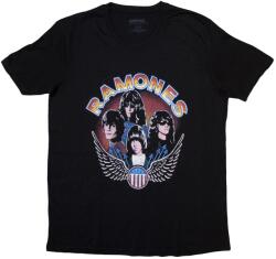 Ramones Vintage Wings Photo Black L Női Ing (RATS21LB03)