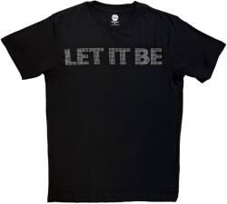 The Beatles Let It Be Crystals (Embellished) Black XL Ing (BEATTEE434MB04)