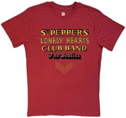 The Beatles Sgt Pepper Stacked Crystals (Embellished) Red XL Ing (BEATTEE459MR04)