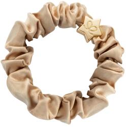 By Eloise London Gold Star Silk Scrunchie színes Sand