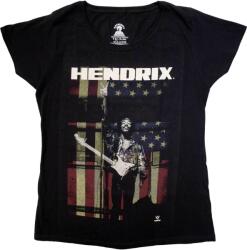Jimi Hendrix Peace Flag Black L Női Ing (<![CDATA[JHXTS12LB03]]>)