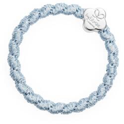 By Eloise London Silver Quatrefoil Woven színes Faded Denim