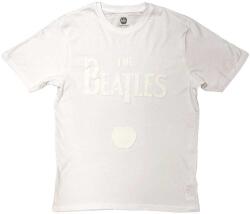 The Beatles Drop T Logo & Apple White-on-White (Hi-Build White-On-White) White M Ing (<![CDATA[BEATTEE519MW02]]>)