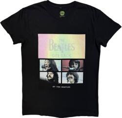 The Beatles Album Faces Gradient Silver Printing (Embellished) Black M Ing (BEATTEE435MB02)