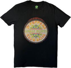 The Beatles Original Pepper Drum Black L Ing (BEATTEE337MB03)