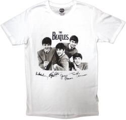 The Beatles Mop Tops & Signatures White XL Ing (BEATTEE612MW04)