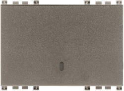 Vimar Tasta intrerupator 3 module Vimar Arke metal (VIM-19023.1.M)