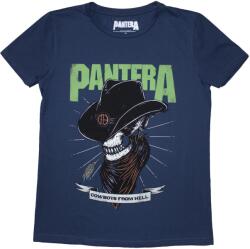 Pantera Skeleton Cowboy Denim Blue L Női Ing (PANTS43LD03)