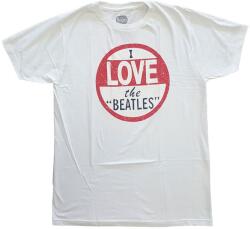 The Beatles Vintage I Love The Beatles (Back Print) White M Ing (<![CDATA[BEATTEE16MW02]]>)