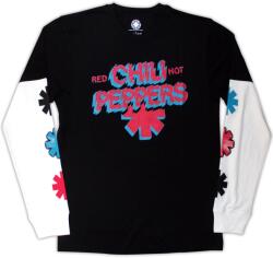 Red Hot Chili Peppers Shock Logo (Sleeve Print) Black & White XL Ing (RHCPLLST26MBW04)