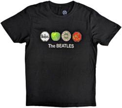 The Beatles Apple & Drums Black M Ing (BEATTEE571MB02)