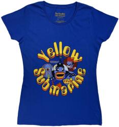 The Beatles Yellow Submarine Baddies Blue M Női Ing (YSTS16LBL02)