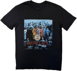 The Beatles Sgt Pepper Blue (Back Print) Black M Ing (BEATTEE331MB02)