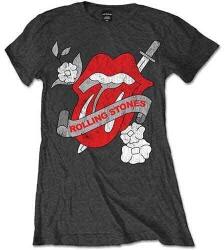 The Rolling Stones Vintage Tattoo Charcoal Grey L Női Ing (RSTEE23LC03)