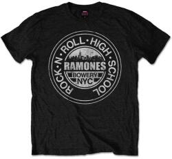 Ramones Rock 'n Roll High School, Bowery, NYC Black XL Ing (RATS13MB04)