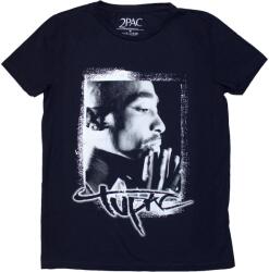 2Pac Spray Photo Navy Blue S Női Ing (2PACTS68LN01)