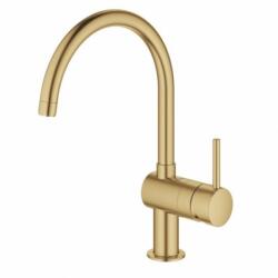 GROHE Baterie bucatarie cu pipa tip C, Grohe Minta, Brushed Cool Sunrise, auriu periat mat (32917GN0) (32917GN0)