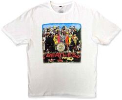 The Beatles Vintage Sgt Pepper (Back Print) White M Ing (BEATTEE08MW02)