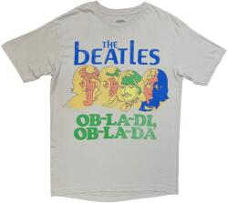 The Beatles Vintage Ob La Di (Back Print) Grey M Ing (<![CDATA[BEATTEE01MG02]]>)