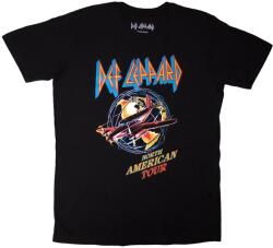 Def Leppard North American Tour (Back Print) Black XL Ing (DEFLTS60MB04)