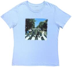 The Beatles Vintage Abbey Road (Back Print) Light Blue S Női Ing (BEATTEE03LLB01)